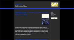 Desktop Screenshot of emiliofiel.edicionesga.com